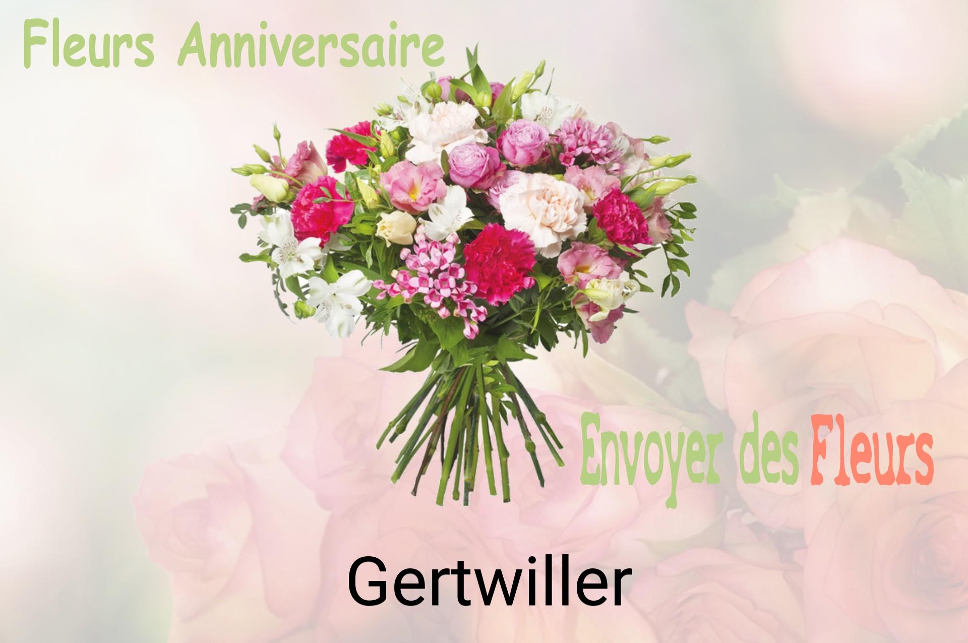Bouquet de fleurs d’anniversaire livré à Gertwiller