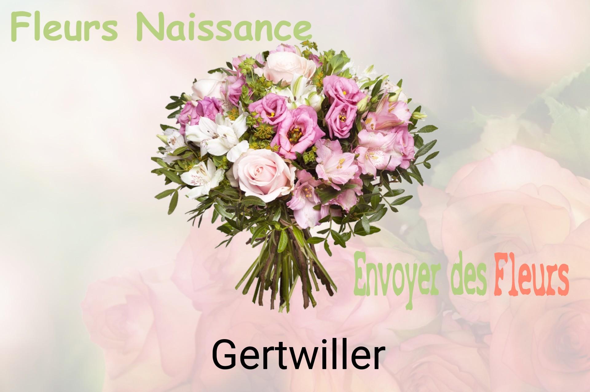 Bouquet de fleurs de naissance livré à Gertwiller